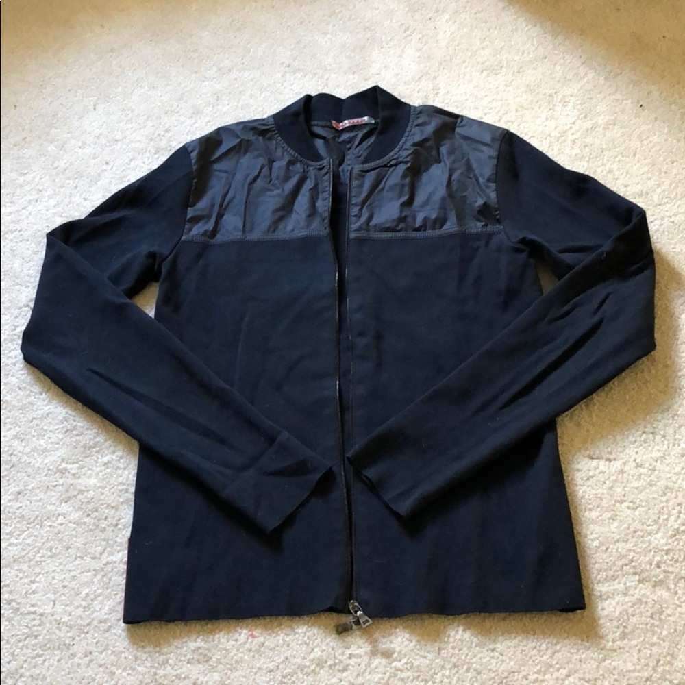 Prada Sport ZIP Sweater NAVY